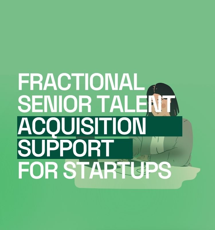 Fractional recruitment support for startups